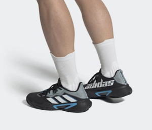 Alternative view of Giày Tennis Adidas Barricade 'Blue Black' H02047