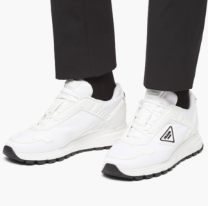 Alternative view of Giày Prada Prax 01 Nylon Sneakers 'White' 4E3567-W08-F0009-F-G000