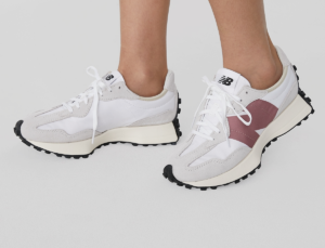 Alternative view of Giày New Balance Wmns 327 'Light Grey Rose' WS327CD