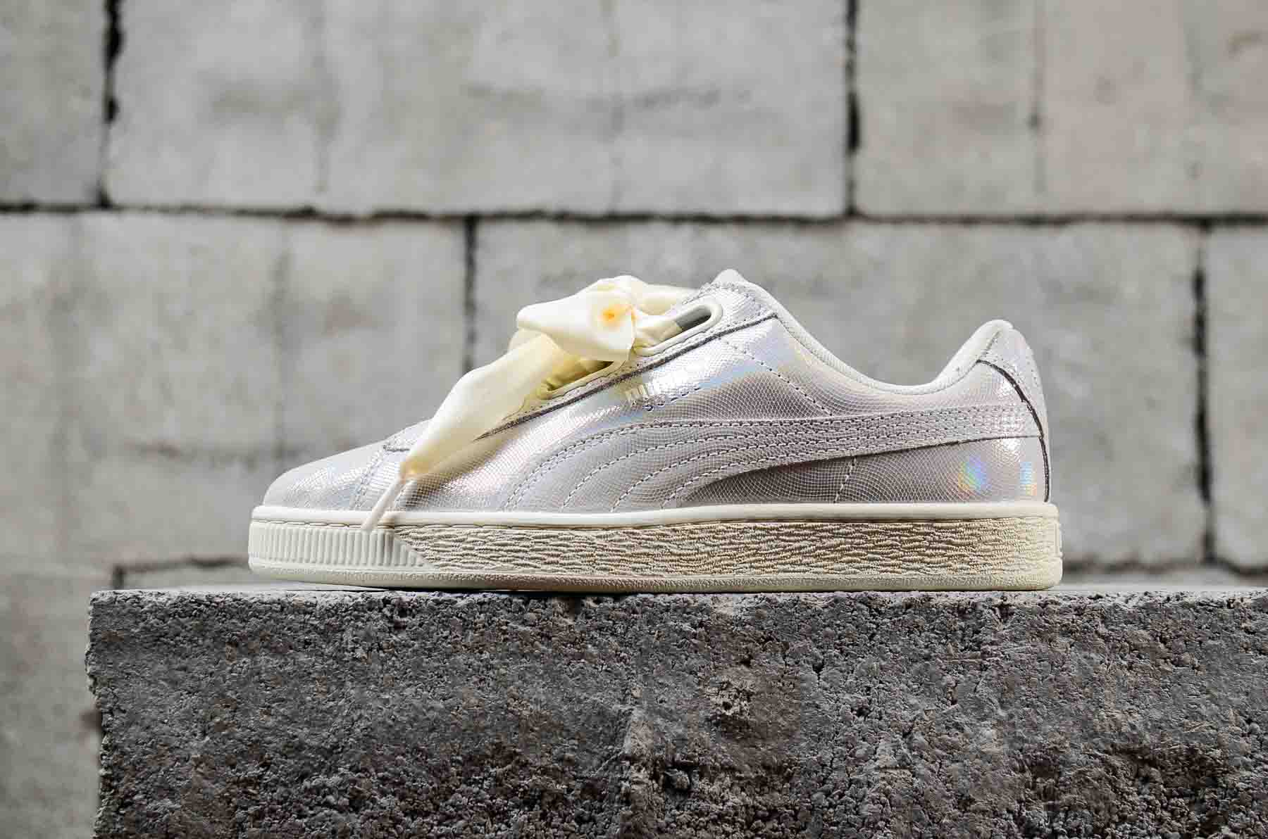 Giày Puma Basket Heart 'Night Sky Grey' 364108-02 - Ảnh 3