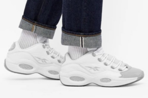 Giay Reebok Question Low 'White Grey' GZ0366