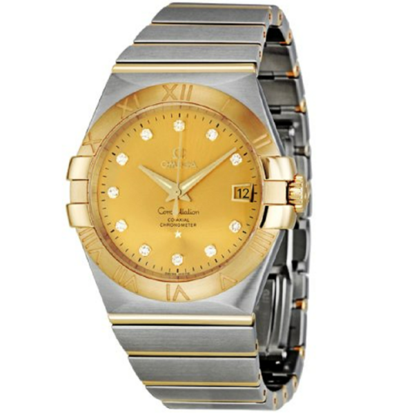 Đồng Hồ Omega Constellation Champagne 'Gold' 123-20-35-20-58-001