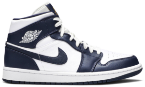 Giày Nike Air Jordan 1 Mid 'Obsidian' 554724-174