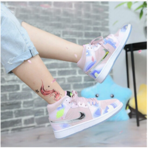 Alternative view of Giày Nike Wmns Air Jordan 1 Mid SE 'P Her Spective' CW6008-600