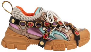 Giày Gucci Wmns Flashtrek Crystals 'Multi-Color Metallic' 537133-DOR60-8266