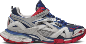 Giày Balenciaga Track 2 'Beige Blue Red' 568614-W2GN2-8570