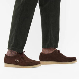 Giay Clarks Wallabee 'Dark Brown Suede' 261-56606