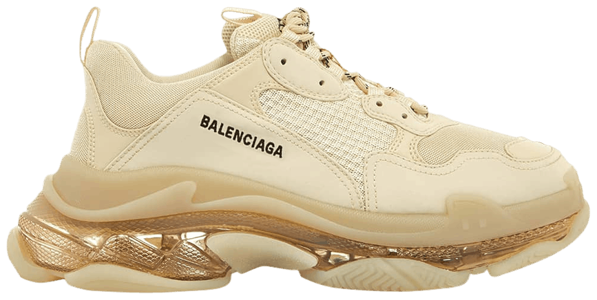 Balenciaga Triple S Trainer White  Balenciaga triple s white Sneakers  men fashion Balenciaga triple s