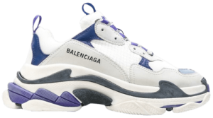 Giày Balenciaga Wmns Triple S Trainer 'White Navy Purple' 541641-W09OF-9095