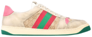 Giày Gucci GG Screener Distressed 'GG Canvas Pink' 546551-9Y920-9665