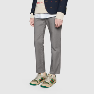 Alternative view of Giày Gucci GG Screener Distressed 'GG Canvas Pink' 546551-9Y920-9665