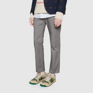 Alternative view of Giày Gucci Screener GG 'White Leather' ‎546551-9Y920-9666