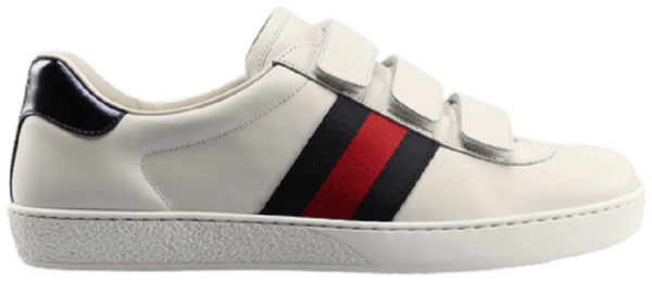 Giày Gucci New Ace Grip-Strap Low 'White' 548699-DOPE0-9095