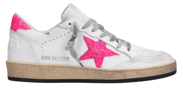 Giày Golden Goose Ballstar White Pink GWF00117-F001034-10475