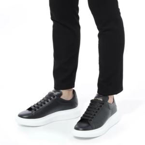 Giay Alexander McQueen Oversized 'Black White Sole' 553680-WHGP5-1000