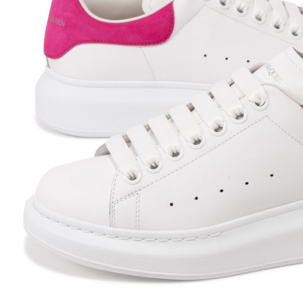 Giày Alexander McQueen Oversized Sneaker 'White Shocking Pink' - Hình ảnh 4