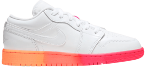 Giày Nike Air Jordan 1 Low GS 'Sunset Sole' 554723-100