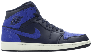 Giày Nike Air Jordan 1 Mid 'Obsidian Game Royal' 554724-412