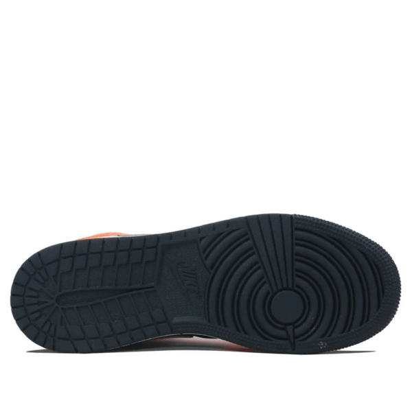 Giày Nike Air Jordan 1 Retro Mid GS 'Orange Black' 554725-062 - Hình ảnh 12
