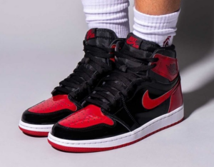 Jordan 1 Retro High OG Patent Bred Men's - 555088-063 - US