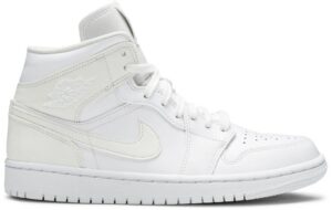 Giày Nike Wmns Air Jordan 1 Mid 'White Ivory' BQ6472-112