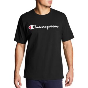 Alternative view of Áo Champion Classic Graphic Logo Jersey T-Shirt Black GT23H