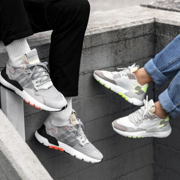 Giày Adidas Nite Jogger 'Grey Orange' DB3361 - Hình ảnh 3