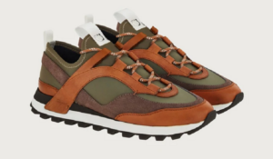 Giay Ferragamo Pull-on 'Sella Caraway seed Moss 13' 020936-756568