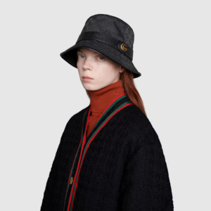 Mu Gucci GG Canvas Double G 'Black' 576587-4HG53-1060