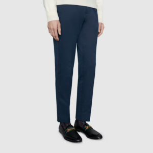 Alternative view of Giày Gucci Men's leather Horsebit loafer with Web 581513-DLCC0-1078