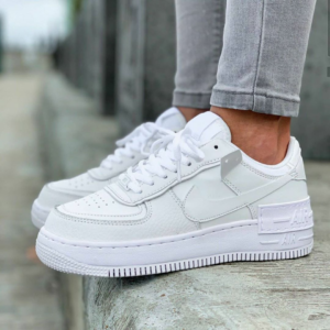 Nike Women's Air Force 1 Shadow White/Total Orange - CI0919-103