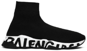 Giày Balenciaga Wmns Speed Trainer 'Black White'  605942 W05GE 1015