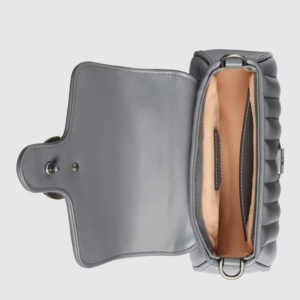 Alternative view of Túi Gucci GG Marmont Mini Top Handle Dark Grey Leather 583571-UM8AN-1711