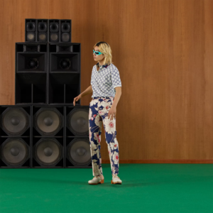 Ao Gucci GG Stretch Cotton Polo 'White Blue' 598956-XJB0U-9064