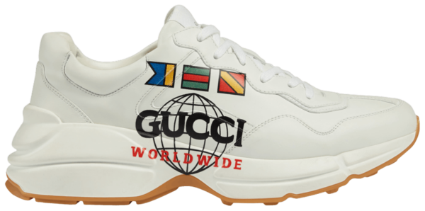 Giày Gucci Rhyton Worldwide White 599146-DRW00-9014