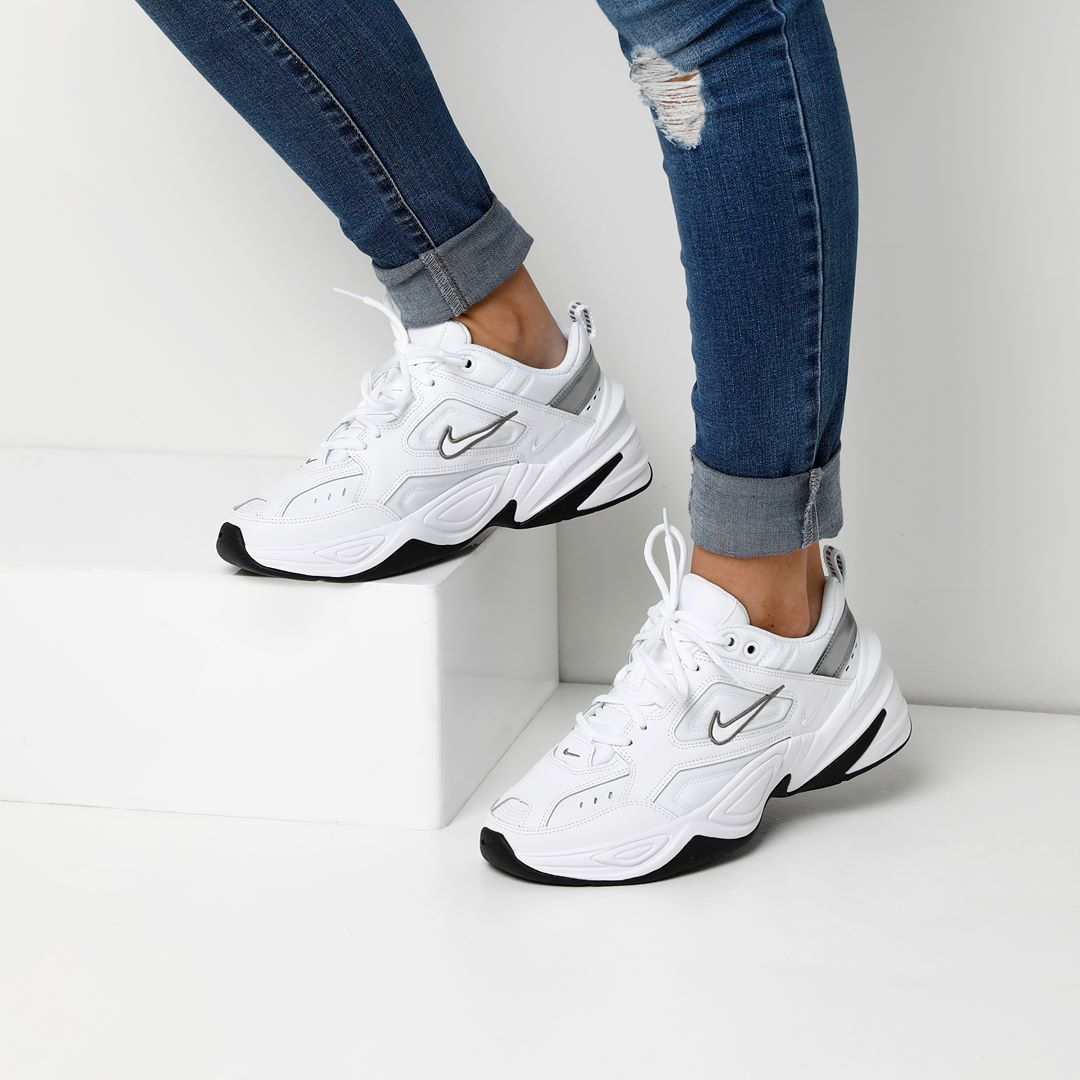 Giày Nike M2K Tekno 'White Grey' Bq3378-100 - Authentic-Shoes