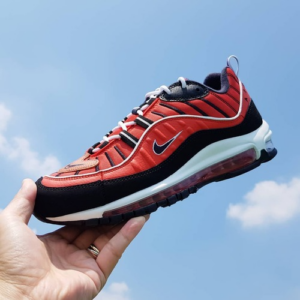 Alternative view of Giày Nike Air Max 98 'Red Black' 640744-604