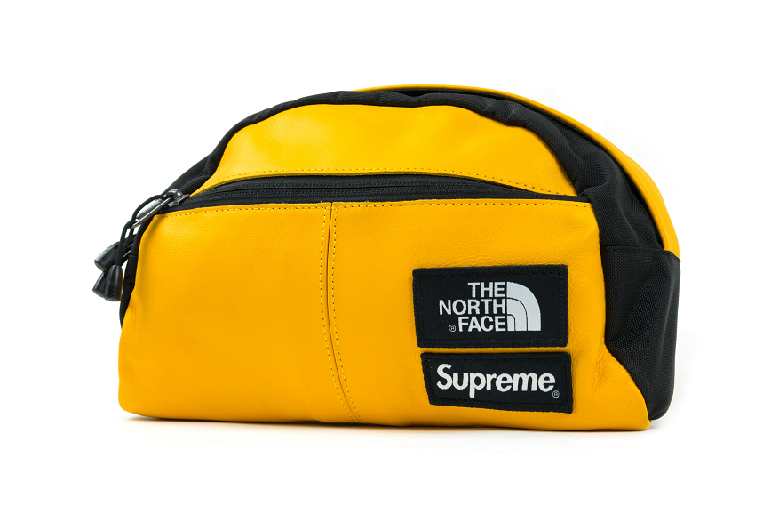 Túi Supreme The North Face Leather Roo II Lumbar Pack Yellow SP