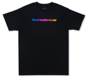 Áo Anti Social Social Club More Hate More Love Black Tee