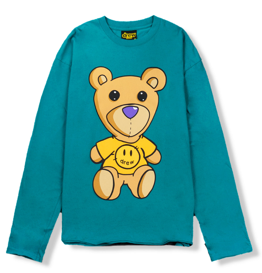 Áo Drew House Teddy Theodore LS Tee Teal