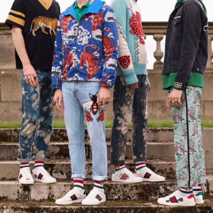 Alternative view of Giày Gucci Wmns Ace Embroidered 'Arrow'  454551 A38G0 9064