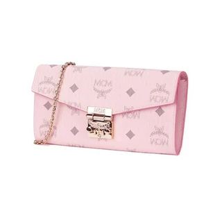 Mcm Patricia Crossbody Wallet In Visetos In Sb