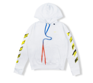 Áo Off White Acrylic Arrows Hoodie White Yellow OW00231