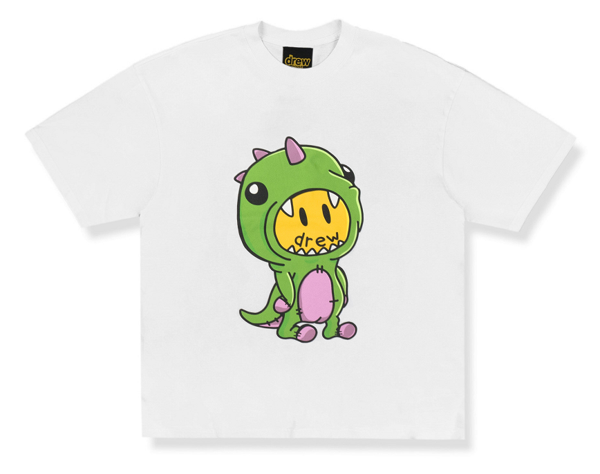 Áo Drew House Dinodrew SS White Tee - Authentic-Shoes