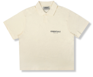 Fear Of God Essentials Short Sleeve Boxy Polo Buttercream FOG-ESSSBPB