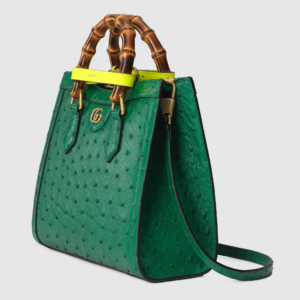 Alternative view of Túi Gucci Diana Small Ostrich Tote Bag 66019-5EY0K-T3177