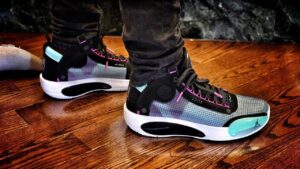 Alternative view of Giày Nike Air Jordan 34 'Blue Void' AR3240-400