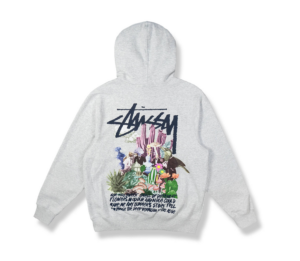 Áo Stussy Spychedelic Hood Ash Heather 32916952252512