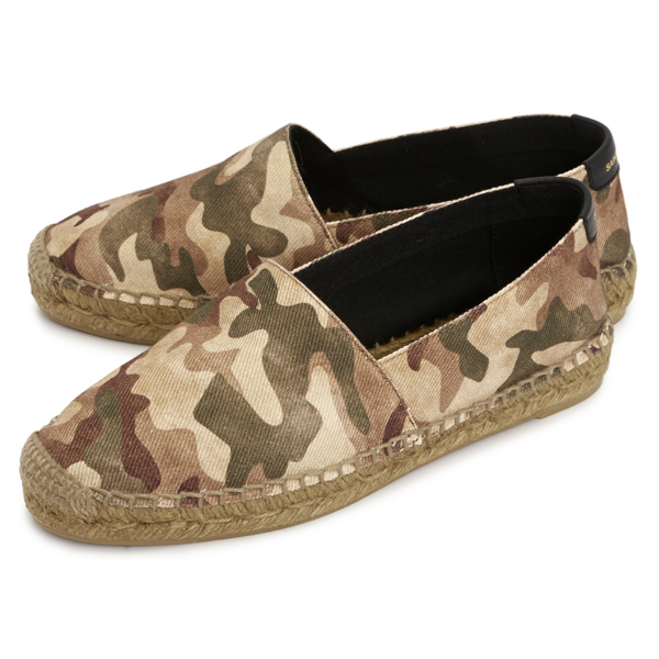 Giày Saint Laurent Camouflage Espadrille 'Khaki' 605961-AAAJT-8810 - Hình ảnh 2