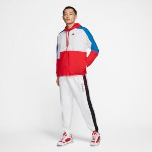 Alternative view of Áo Nike Woven CB Hoodie Jacket University Red CJ4561-657